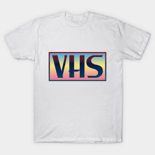 Retro 80s Styled VHS Logo T-Shirt